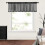 White sheer kitchen curtains rod pocket 2 pcs 76x92 cm 4