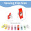 Sewing Clips Multipurpose 400 Pcs Assorted Colors 2