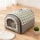 Orthopedic Cat Bed Warm Deep Sleeping with Removable 6