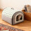 Orthopedic Cat Bed Warm Deep Sleeping with Removable 3