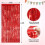 Red Metallic Tinsel Foil Fringe Curtains 4-Pack 3.3x8.3 Ft 2