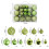 Nightmare Before Christmas Ornaments Mint Green Ball 50PCS 3