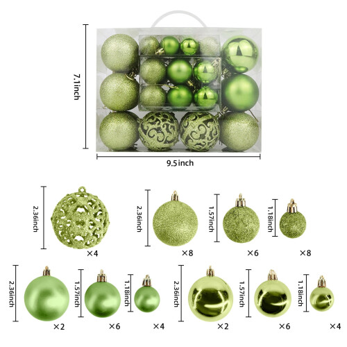 Nightmare Before Christmas Ornaments Mint Green Ball 50PCS 2