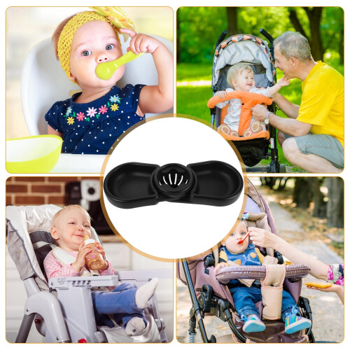 Stroller Tray Attachment Universal ABS Spill-Proof 1 Pack 2