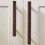 Walnut Wood Cabinet Handle Copper Foot 2 pcs 320 mm 5