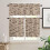 Brown Coffee Kitchen Curtains and Valances Set Rustic 1