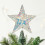 Christmas Tree Topper Star LED Lighted Iron 11.81x9.84 in 4