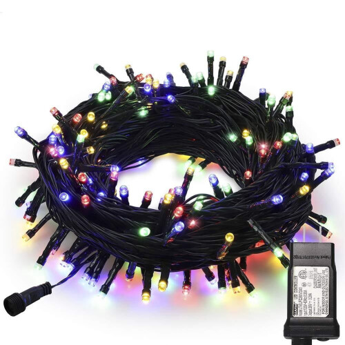 Fairy Lights Warm White 33FT 100LED Waterproof 8 Modes