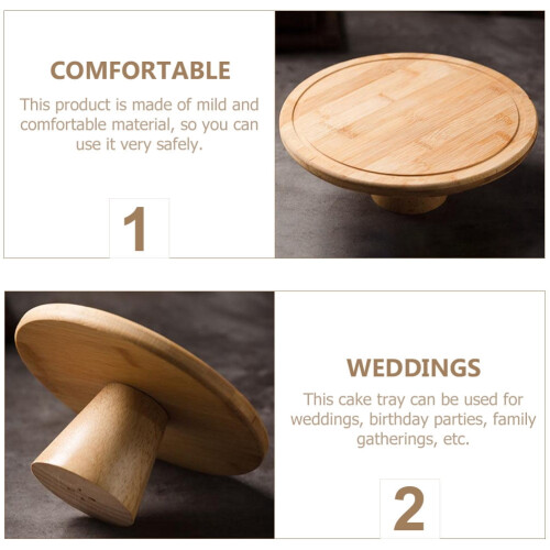 Wood Tray Cake Display Rack Synthetic Material 1 Pack 20x20 2