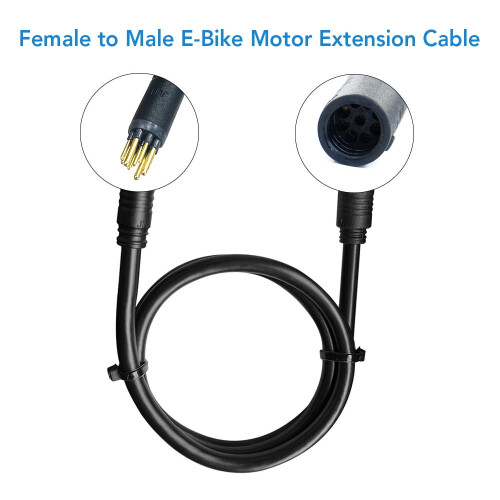 E-Bike Motor Extension Cable 9-Pin Waterproof 1