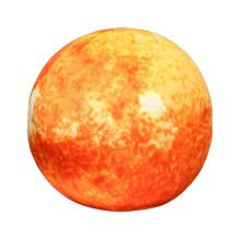 Space Science Plush Toy Round Educational Stuffed Toy 27 cm