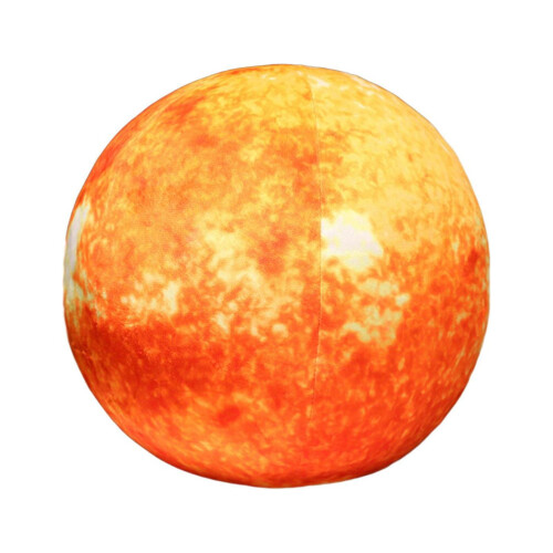 Space Science Plush Toy Round Educational Stuffed Toy 27 cm