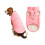 Winter Dog Vest Fleece Lining Back Zipper Solid Color 1
