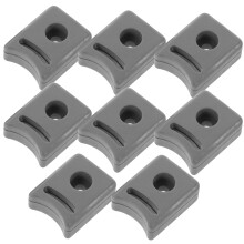 Sliding Door Stopper Shower Guide Grey 8 pcs