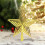 Christmas Tree Top Star Decoration Yellow Plastic 7