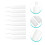 White Plastic Caulking Tubes Refillable Sealant 8 Pcs 3