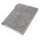 A5 Leather Notebook with Pen Holder Light Grey 1