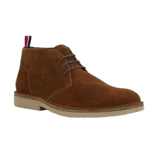 (12 UK, Tan) Dune London Mens Suede Contrast Sole Desert Boots