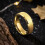 Stainless Steel Wedding Ring 7mm Sandblasted Polished 5