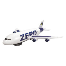 Electric Airplane Model with Lift Rotation Light Music