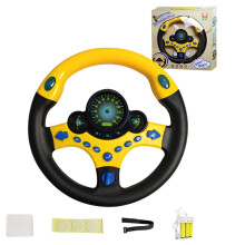 Car Simulation Steering Wheel Toy for Early Education with