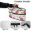 Red Rose Pattern Steamer Organizer Case Portable 5