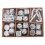 Christmas Tree Bauble Ornament Set Silver 24 pcs 5