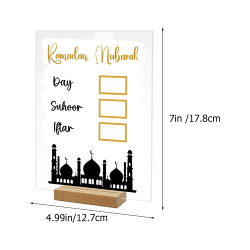 Money Envelopes Acrylic Table 3 Count 17.8x12.7x2.5cm 1