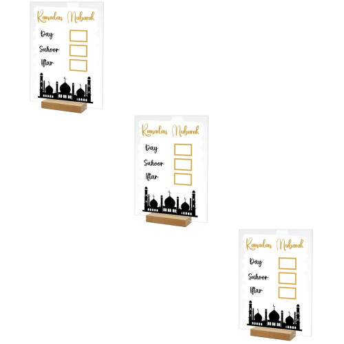 Money Envelopes Acrylic Table 3 Count 17.8x12.7x2.5cm 2