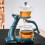 Deevoka glass teapot set with infuser 350ml 3