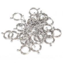 Vintage Toggle Clasp Alloy Jewelry Making Supply 20 pcs