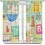 Kitchen Curtains Food Pattern Rod Pocket Thermal Insulated 2