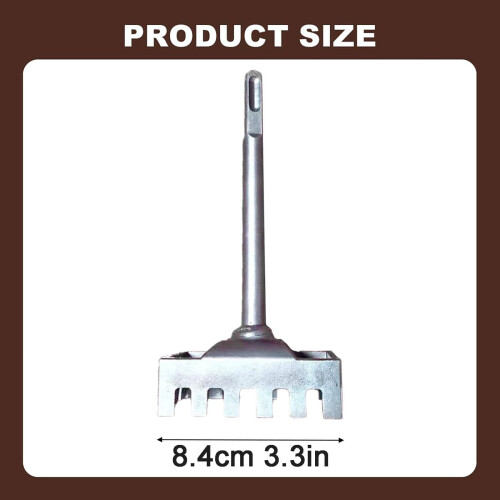 SDS Plus Square Hole Punch for Electrical Boxes Manganese 2