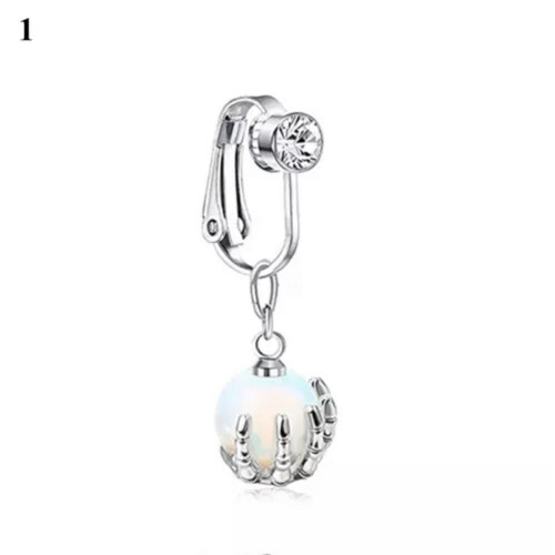 Faux Belly Button Ring Clip-On Piercing A-1
