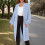 Women's Lightweight Blue Knit Cardigan Sweater 2