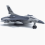 F16 Jet Alloy Model 1/100 Scale with Lights Sound Stand 8