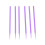 Paint Brushes Set Purple Disposable Touch-Up Applicator 3