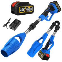 20V Cordless Leaf Blower Lightweight Foldable Handheld Air