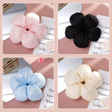 Satin Flower Headband Hair Tie Unique Design