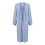 Women's Blue Knitted Lightweight Long Cardigan 5