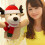 Soft Christmas reindeer hand puppet for kids 1 piece 2