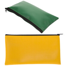Bank Bags with Zipper Waterproof Foldable Office File 2 Pcs