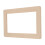 Wood Switch Cover Plate Beech Khaki 1