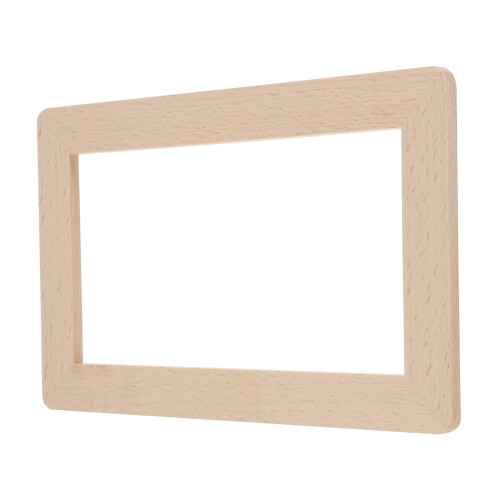 Wood Switch Cover Plate Beech Khaki