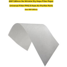 DIY 400x180mm Papier Filtracyjny Hepa Bez Zmarszczek Uniwersalny Filtr PM2.5 Części Oczyszczacza Powietrza Bez Zagięć Filtr Bawełniany 3szt