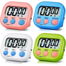 Digital Kitchen Timer with Magnetic Back and Large Display