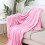 Pink Fleece Throw Blanket 59x79 in 4