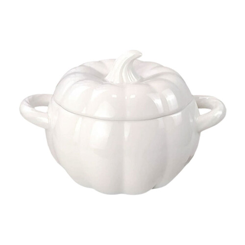 Pumpkin-Shaped Cast Iron Dutch Oven with Lid 1