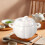 Pumpkin-Shaped Cast Iron Dutch Oven with Lid 6