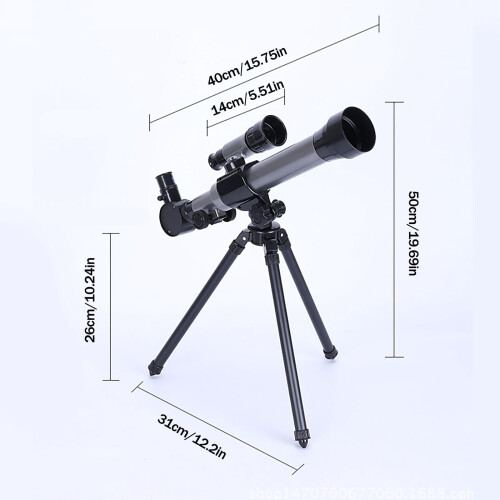 Astronomy Telescope HD Refractor 20X-40X with Tripod Barlow 1
